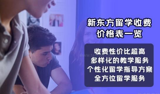 新东方留学收费价格表
