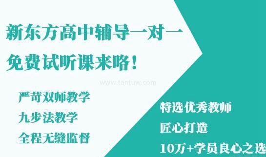 新东方高中辅导一对一