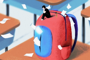 学生们讨论问题